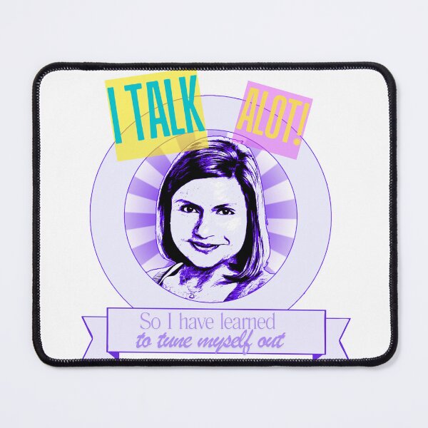 Item preview, I Talk A Lot, So I Tune Myself Out' | Funny The Office Fan Tee designed and sold by Thread Lightly.
