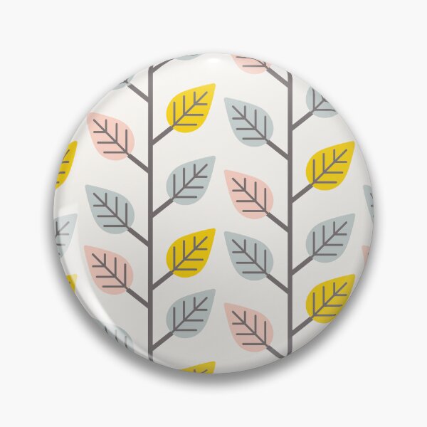 Item preview, Pastel Geometric Leaves with Scandinavian Style designed and sold by Elisabeth Coelfen.