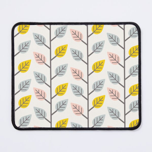Item preview, Pastel Geometric Leaves with Scandinavian Style designed and sold by Elisabeth Coelfen.