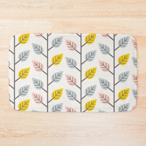 Item preview, Pastel Geometric Leaves with Scandinavian Style designed and sold by Elisabeth Coelfen.