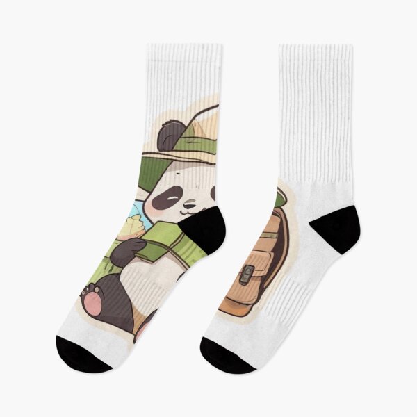 Item preview, Adventurous Panda with Map Illustration designed and sold by Spicex2.