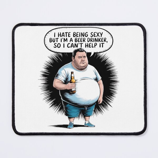 Item preview, Sexy Beer Drinker designed and sold by Black Sands Art.