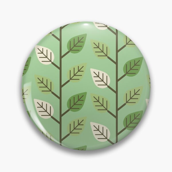 Item preview, Modern Scandinavian Green Leaves on Soft Green designed and sold by Elisabeth Coelfen.