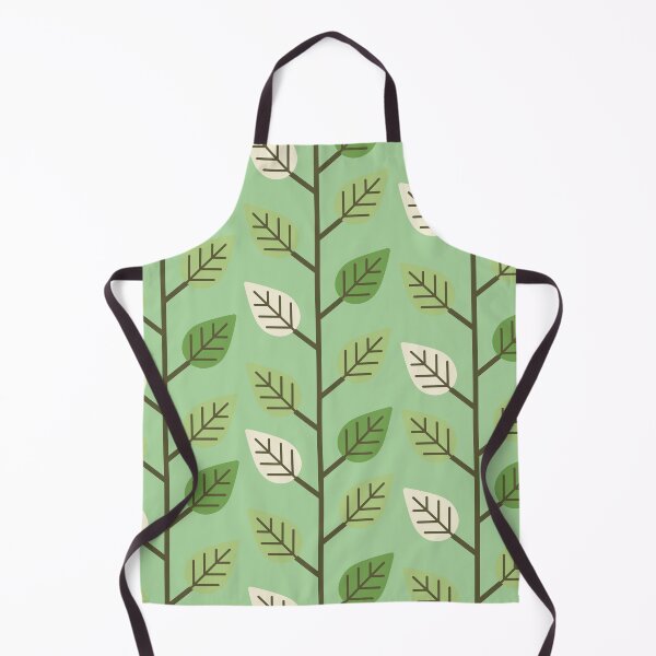 Item preview, Modern Scandinavian Green Leaves on Soft Green designed and sold by Elisabeth Coelfen.