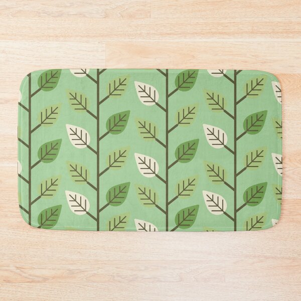 Item preview, Modern Scandinavian Green Leaves on Soft Green designed and sold by Elisabeth Coelfen.