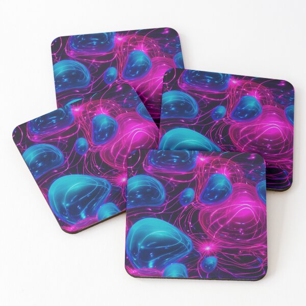 Aperçu de l'œuvre Cosmic neon bubbles  créée et vendue par clarazen.