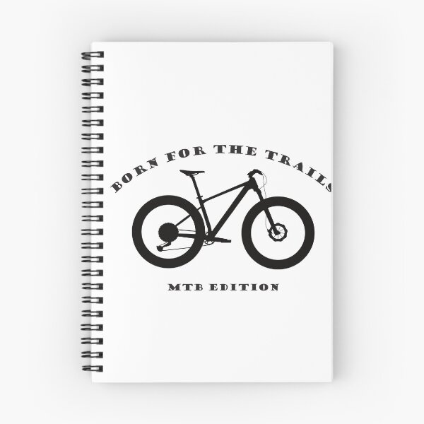 Item preview, Born For The Trails | MTB Edition | Mountain Bike Black Silhouette  designed and sold by Printastic Digital .