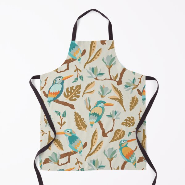 Item preview, Kingfishers and Pale Magnolias pattern designed and sold by Elisabeth Coelfen.