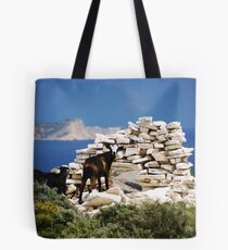 THE GOAT OF MOUTSOUNA, NAXOS, CYCLADES Tote Bag