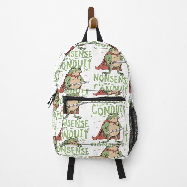 Item preview, I Am A Conduit For Nonsense Funny Frog Retro designed and sold by DreamyNature.