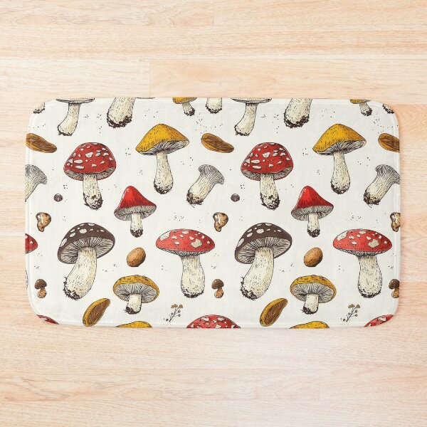 Item preview, Vibrant mushroom art showcasing forest diversity designed and sold by Piotrek0001.
