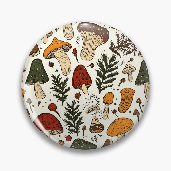 Item preview,     Intricate designs of mushrooms with woodland charm designed and sold by Piotrek0001.