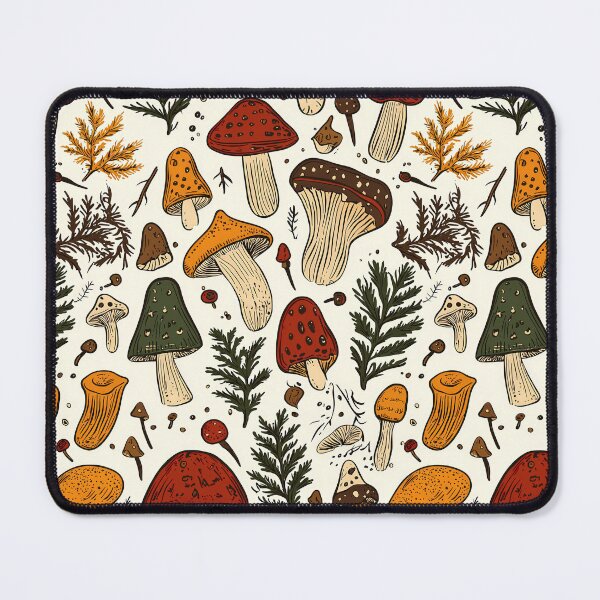Item preview, Intricate designs of mushrooms with woodland charm designed and sold by Piotrek0001.