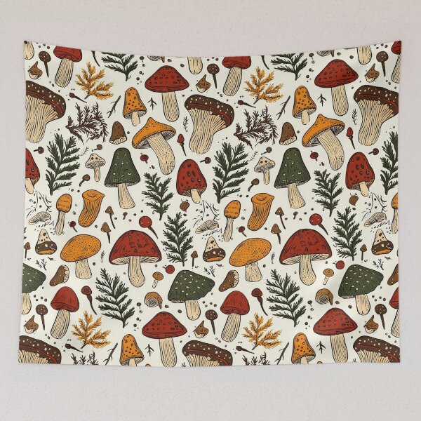 Item preview,     Intricate designs of mushrooms with woodland charm designed and sold by Piotrek0001.