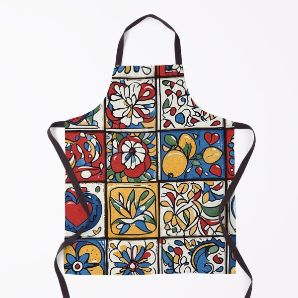 Item preview, Folk-inspired tile design with vibrant patterns designed and sold by Piotrek0001.