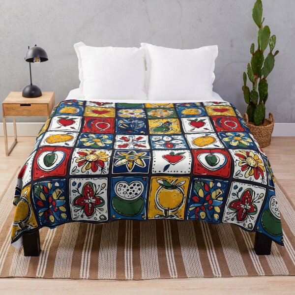 Item preview, Whimsical floral and fruit tiles for decoration designed and sold by Piotrek0001.