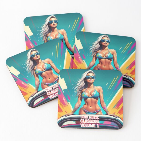 Item preview, Surf Music Record Label designed and sold by Boxing Kangaroo Retail Company.