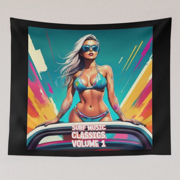 Item preview, Surf Music Record Label designed and sold by Boxing Kangaroo Retail Company.