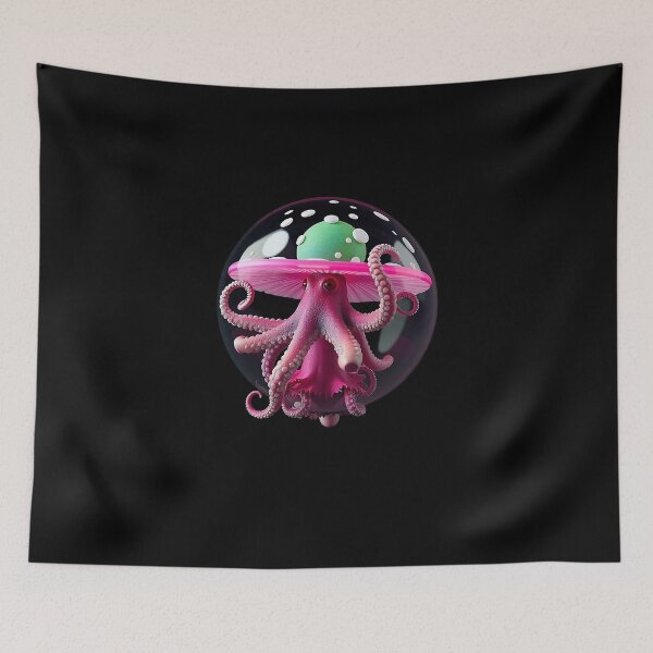 Item preview, Pink Octopus Shroom designed and sold by Pebbledrops.
