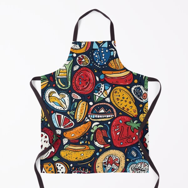 Item preview, Art-inspired tile pattern with vivid illustrations designed and sold by Piotrek0001.
