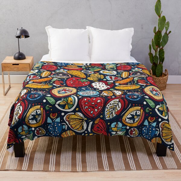 Item preview, Art-inspired tile pattern with vivid illustrations designed and sold by Piotrek0001.