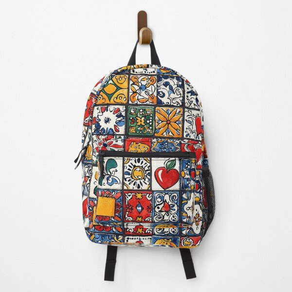 Item preview, Decorative tiles with playful floral and fruit art designed and sold by Piotrek0001.