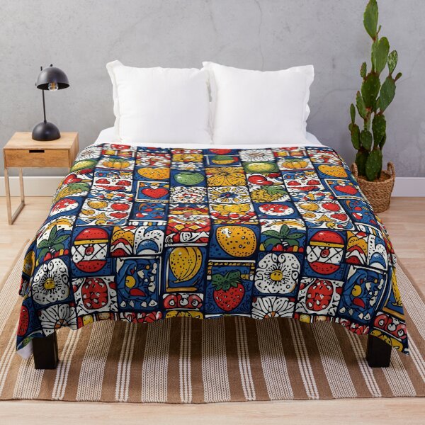 Item preview, Folk art tiles featuring hearts and fruit patterns designed and sold by Piotrek0001.