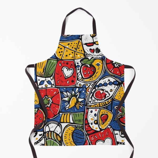 Item preview, Colorful ceramic-inspired tile design with flowers designed and sold by Piotrek0001.
