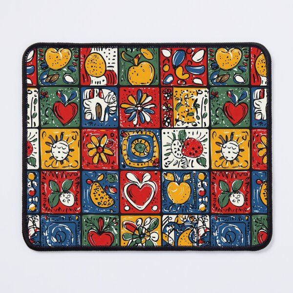 Item preview, Bright floral and fruit tile design for decor designed and sold by Piotrek0001.