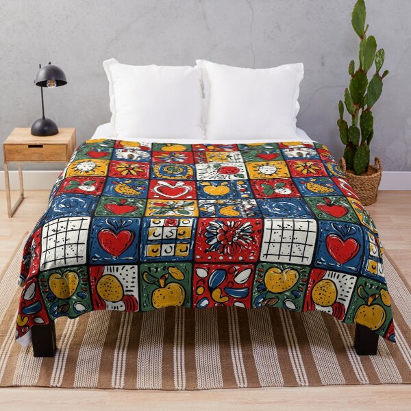 Item preview, Bright floral and fruit tile design for decor designed and sold by Piotrek0001.
