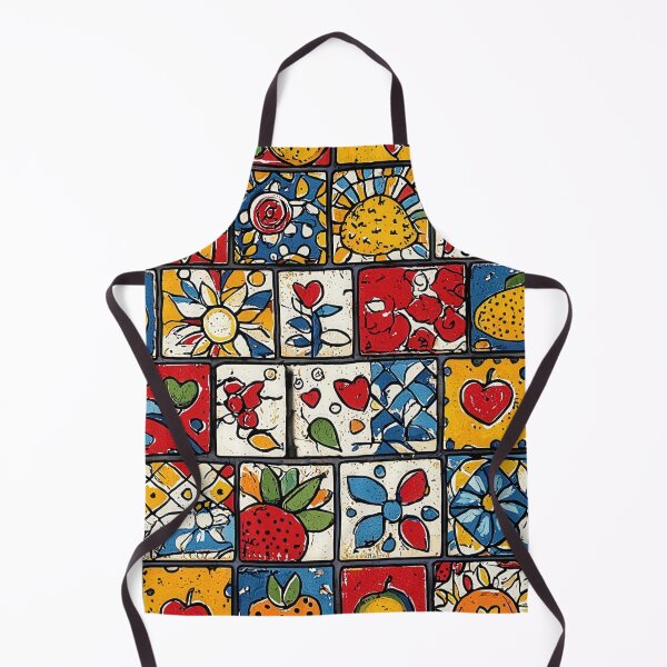 Item preview, Vibrant art tiles with folk-inspired motifs designed and sold by Piotrek0001.