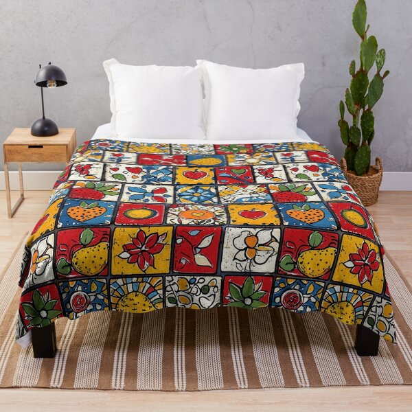 Item preview, Vibrant art tiles with folk-inspired motifs designed and sold by Piotrek0001.