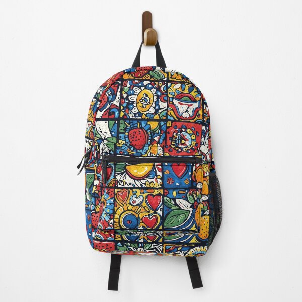 Item preview, Playful decorative tiles with colorful illustrations designed and sold by Piotrek0001.