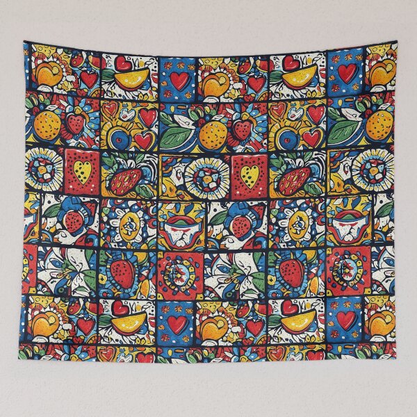 Item preview, Playful decorative tiles with colorful illustrations designed and sold by Piotrek0001.