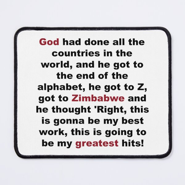 Item preview, God’s Greatest Hit: Zimbabwe designed and sold by sarahbidz.