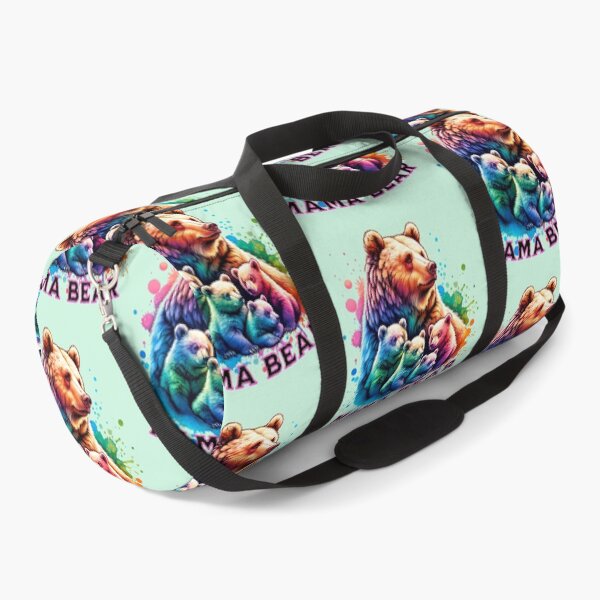 Item preview, Multicolor Mama Bear and Cubs Paint Splash Design designed and sold by 2ndSketch.