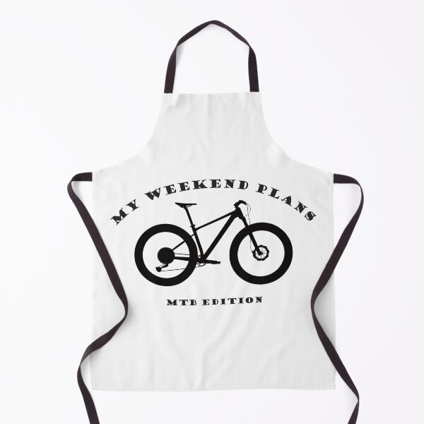 Item preview, My Weekend Plans | MTB Edition | Mountain Bike Black Silhouette designed and sold by Printastic Digital .