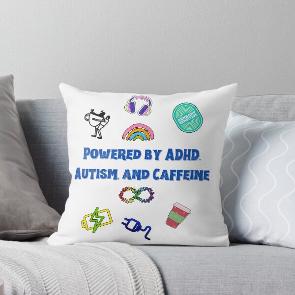 Item preview, Powered by ADHD, Autism and Caffeine designed and sold by TheNeuroVerse.