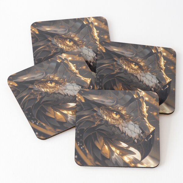 Item preview, Dragon | Fantasy in Golden and Black Tones designed and sold by AJ Lab.