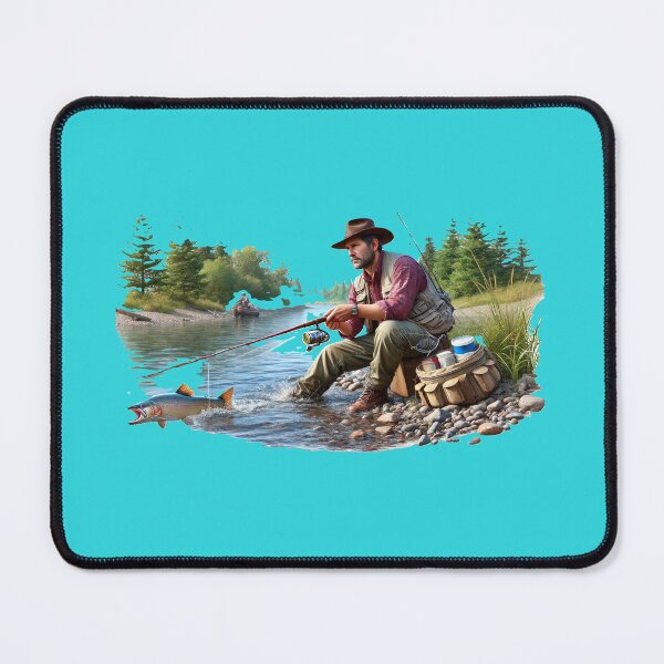 Item preview, Trout Fisherman Relaxing  designed and sold by WackyJacks.