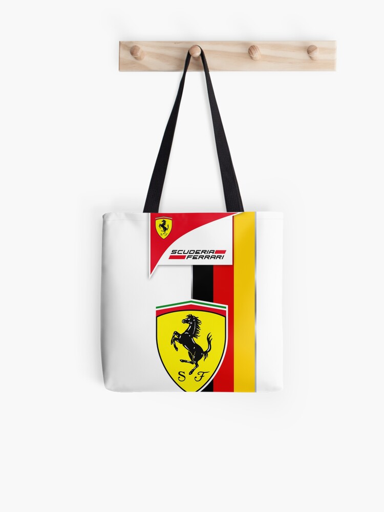 Bolsa De Tela Logotipo De Ferrari Sebastian Vettel Y Diseno De