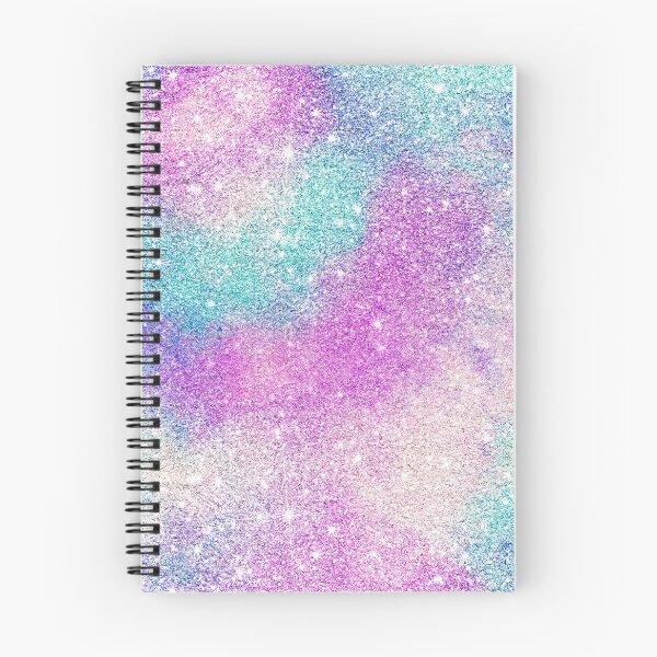 Item preview, Modern girly pastel glitter sparkle nebula ultra violet turquoise pink designed and sold by GirlyTrend.