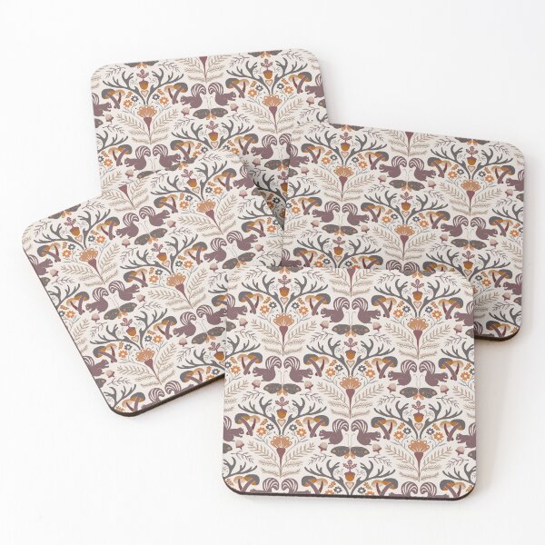 Item preview, Rustic Woodland Pattern with Squirrels designed and sold by Elisabeth Coelfen.