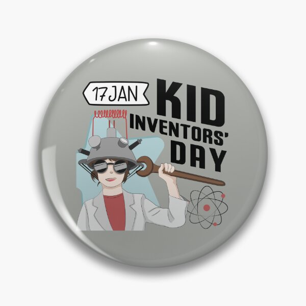 Item preview, 17 January Kid Inventor's Day- Wacky Holidays designed and sold by ChemicalXShop.