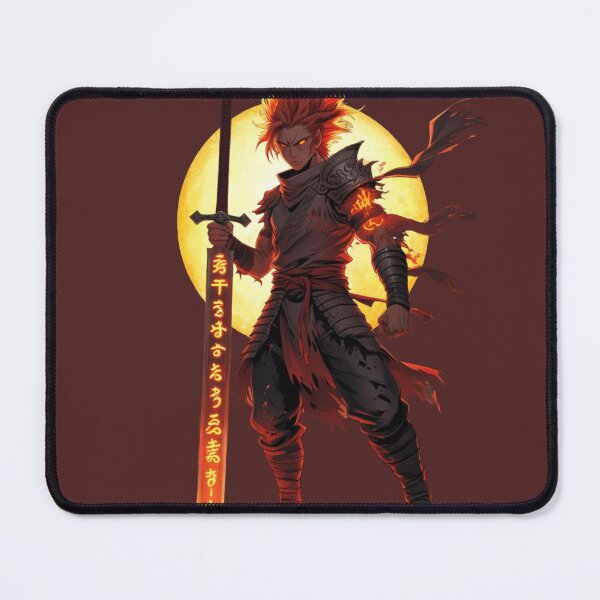 Item preview, Flame of Resolve – Fiery Warrior Design designed and sold by trendpotion.