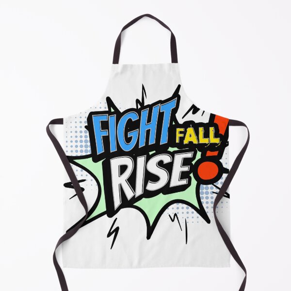 Item preview, Fight - Fall - Rise - Motivational Quote designed and sold by CyberWindow.