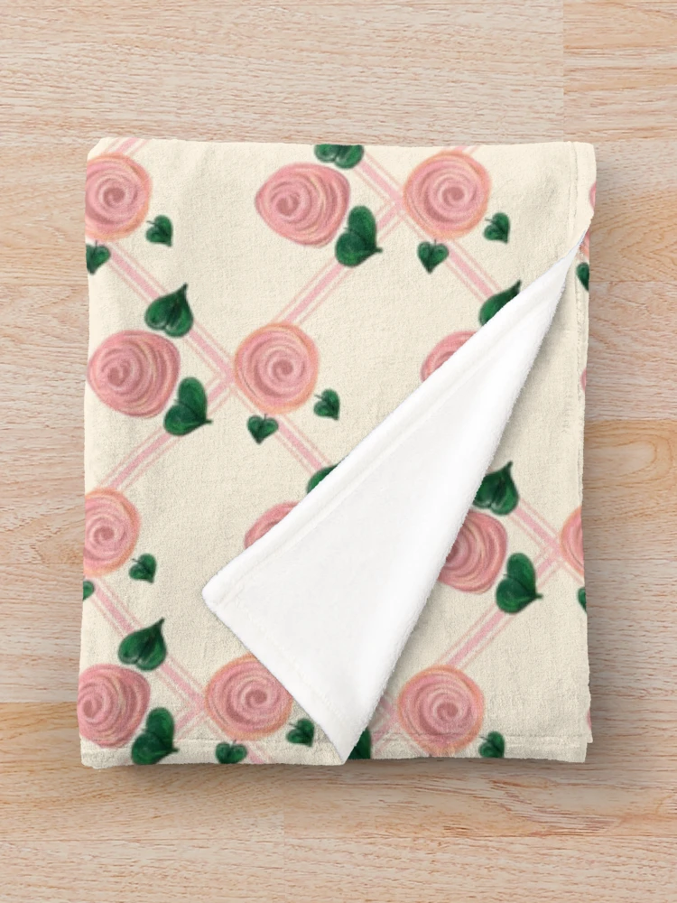 Thumbnail 3 of 6, Throw Blanket, Rustic Roses designed and sold by JaygiesDesign.
