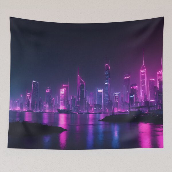Item preview, Cyberpunk City Skyline designed and sold by papi1998.