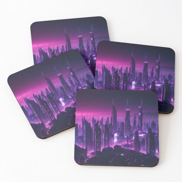 Item preview, Cyberpunk City Skyline designed and sold by papi1998.