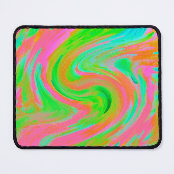 Item preview, Green and Pink Swirling Mess designed and sold by KeksWorkroom.
